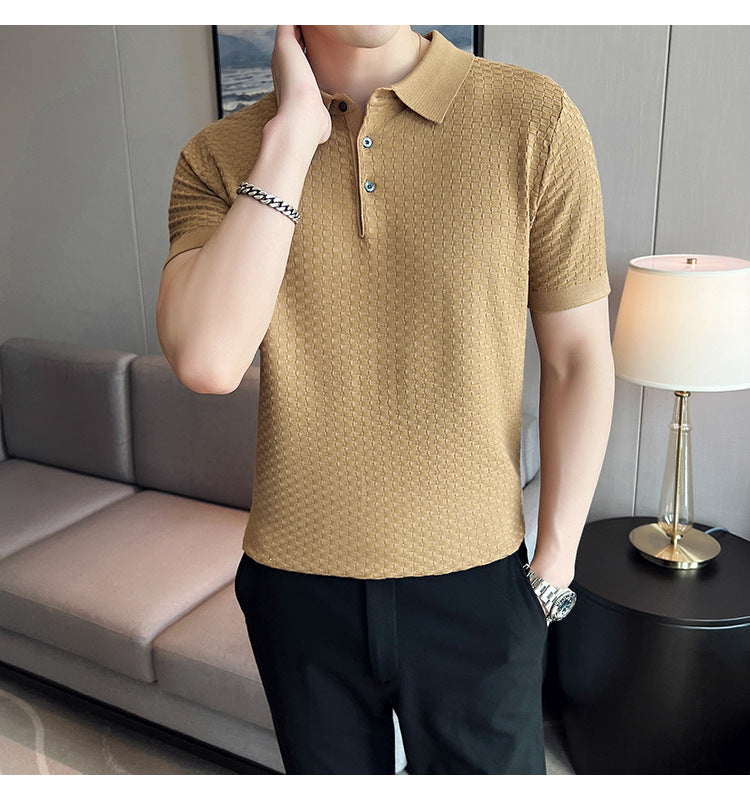 Men's Slim Fit Short Sleeve Shirt