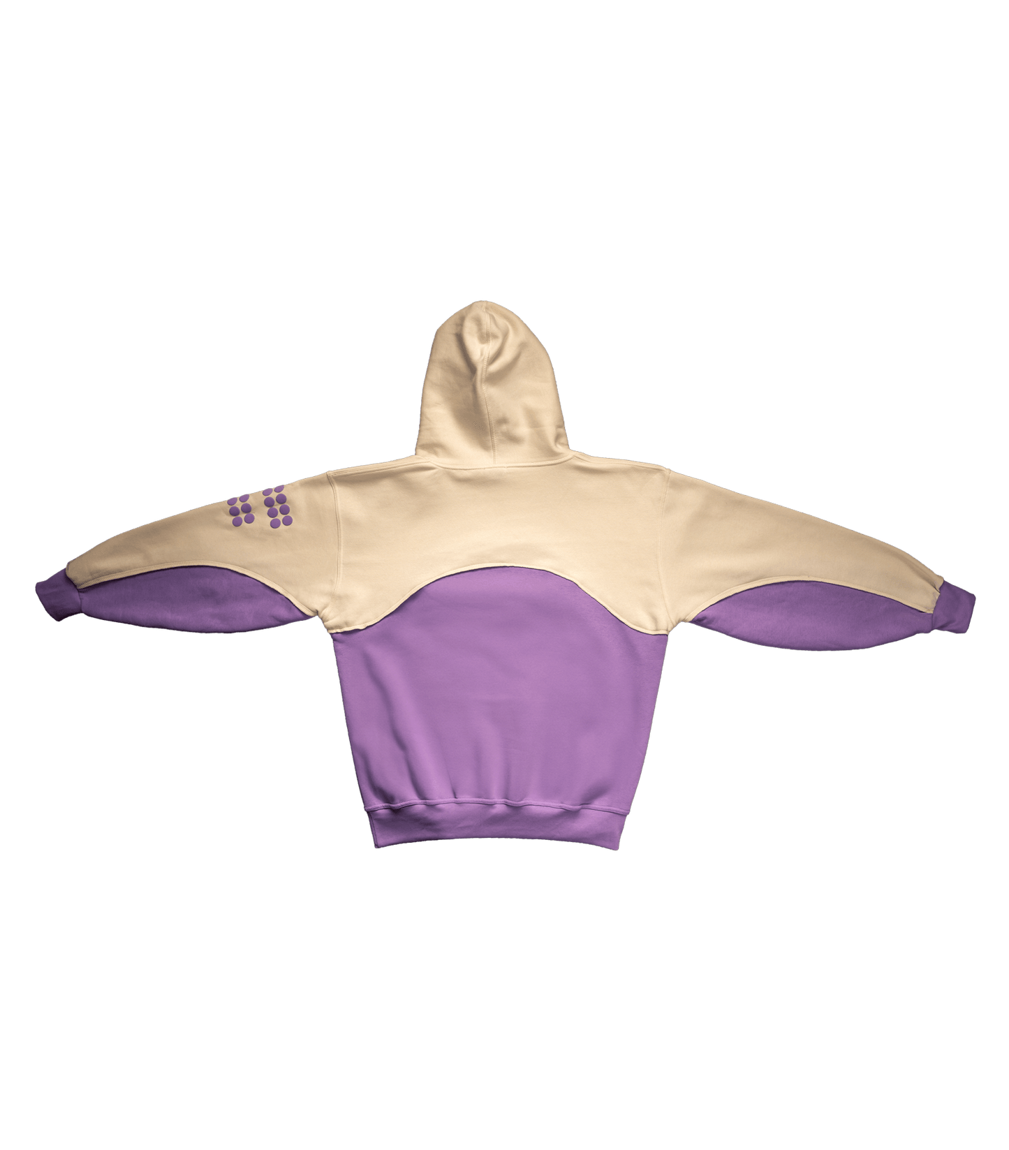 TELETUBBIES HOODIE PURPLE & CREAM