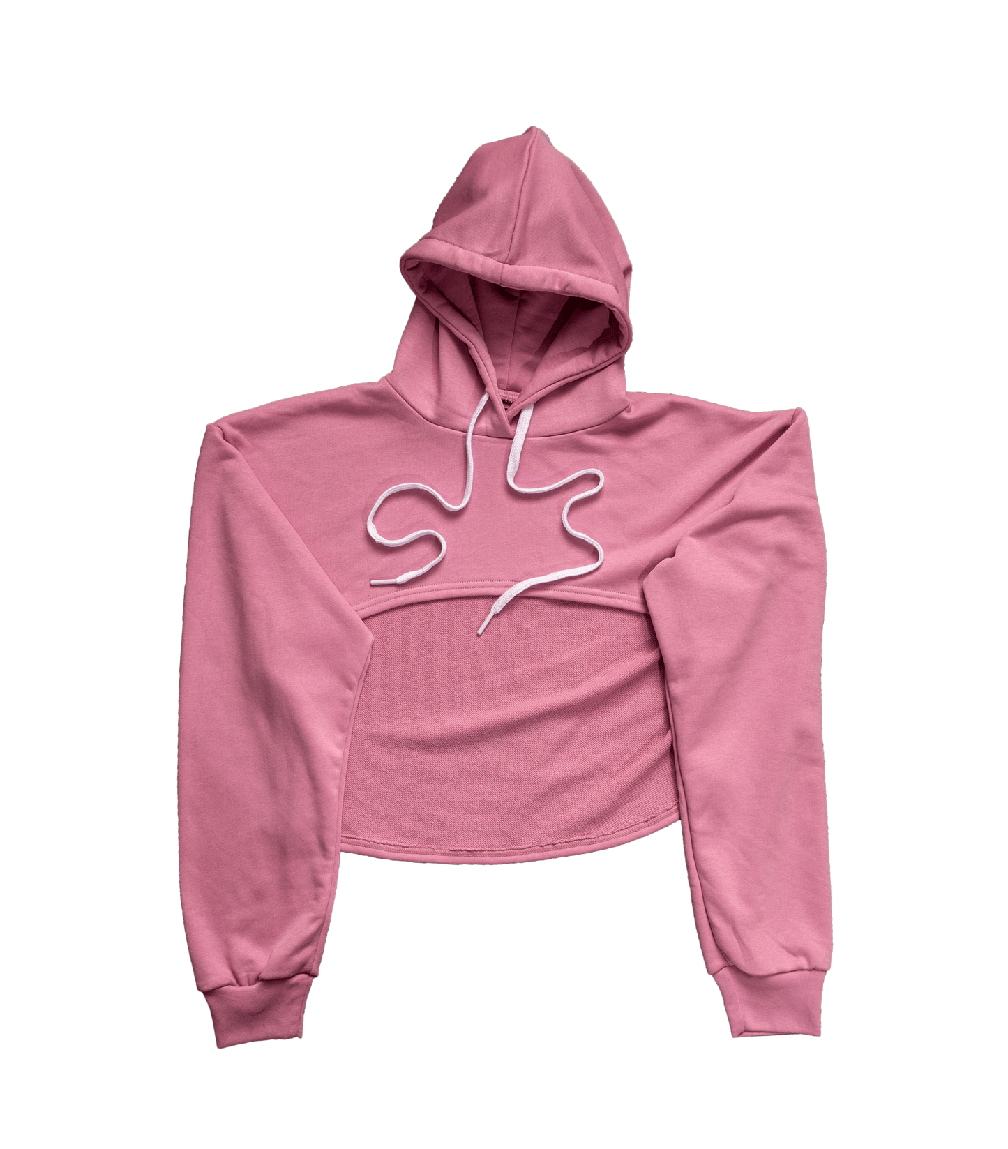 CROP HOODIE “PINK”