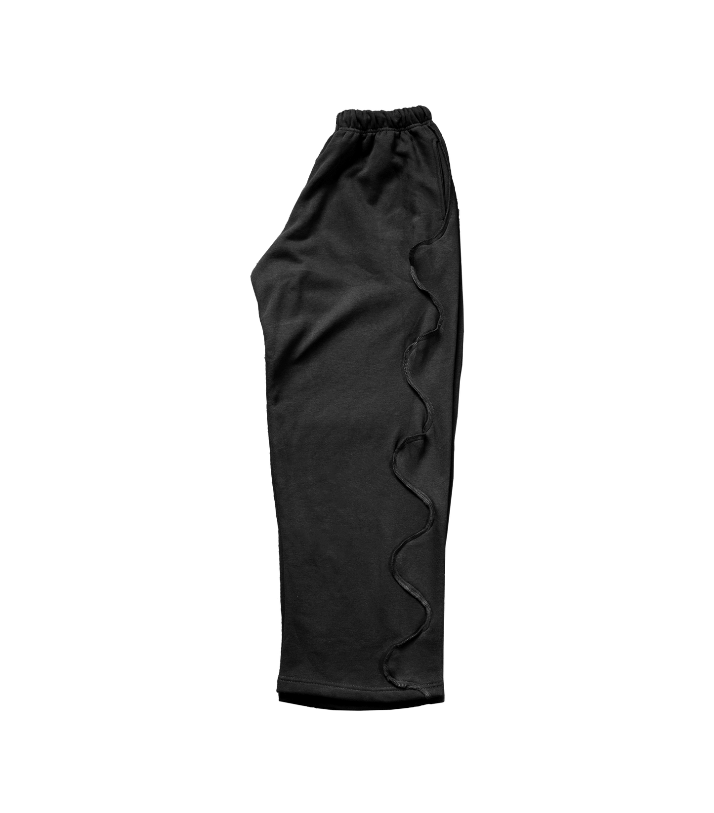 FREQ WIDE-LEG TROUSERS BLACK