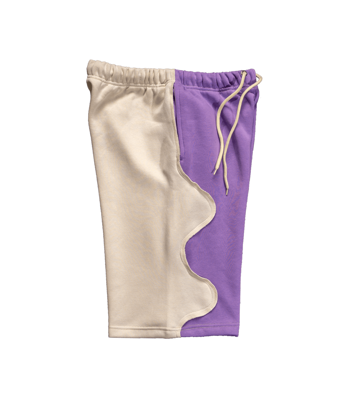 FREQ SHORTS PURPLE & CREAM