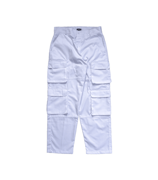 FREQ CARGO PANTS WHITE