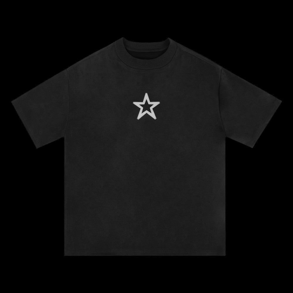 Fashion Five-pointed Star Printed T-shirt Men